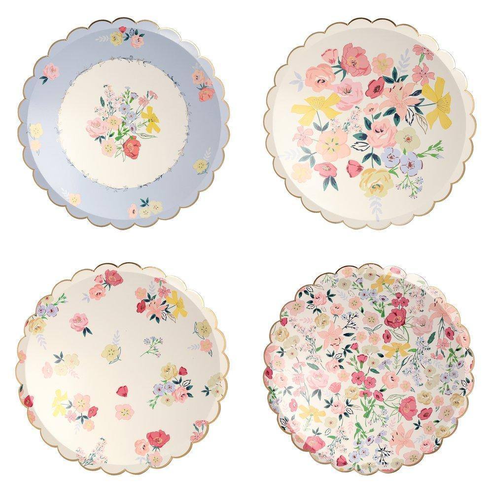 Meri Meri English Garden Plates (set of 8) - partyalacarte.co.in