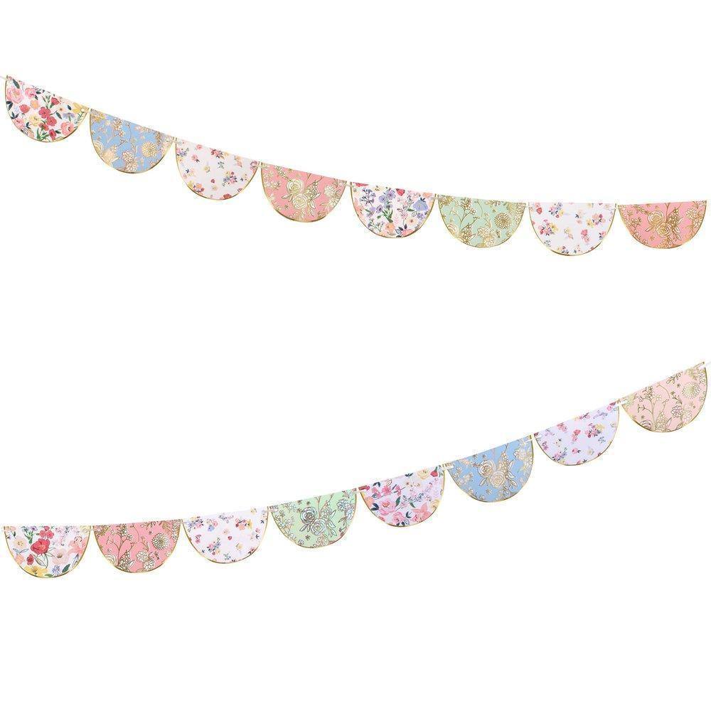 Meri Meri English Garden Scallop Garland - partyalacarte.co.in
