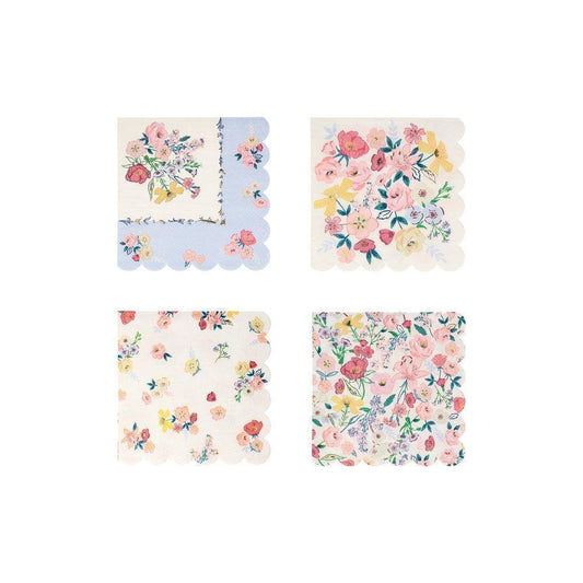 Meri Meri English Garden Small Napkins (set of 16) - partyalacarte.co.in