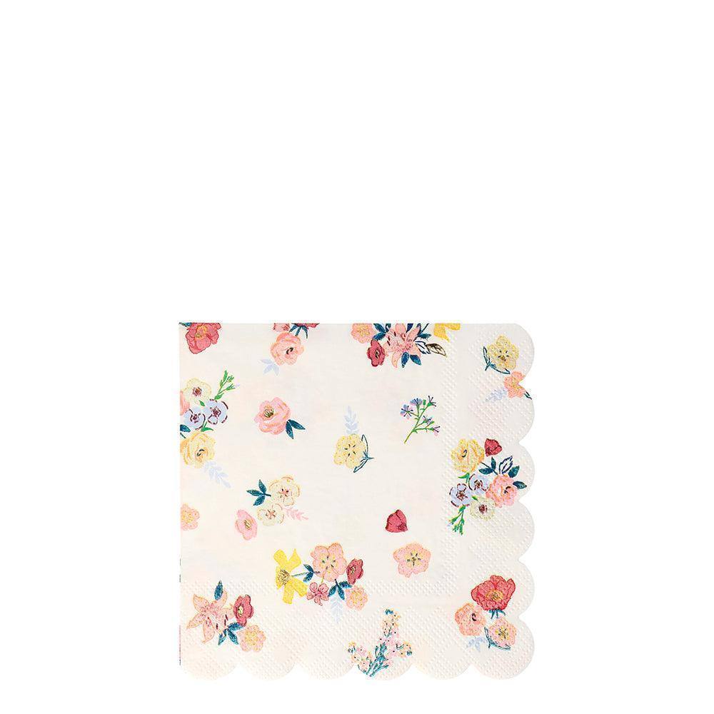 Meri Meri English Garden Small Napkins (set of 16) - partyalacarte.co.in