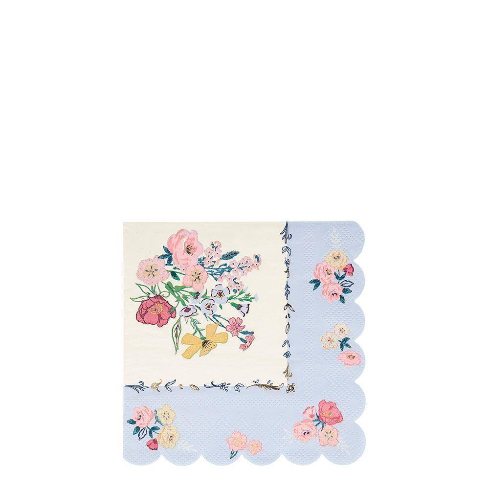 Meri Meri English Garden Small Napkins (set of 16) - partyalacarte.co.in