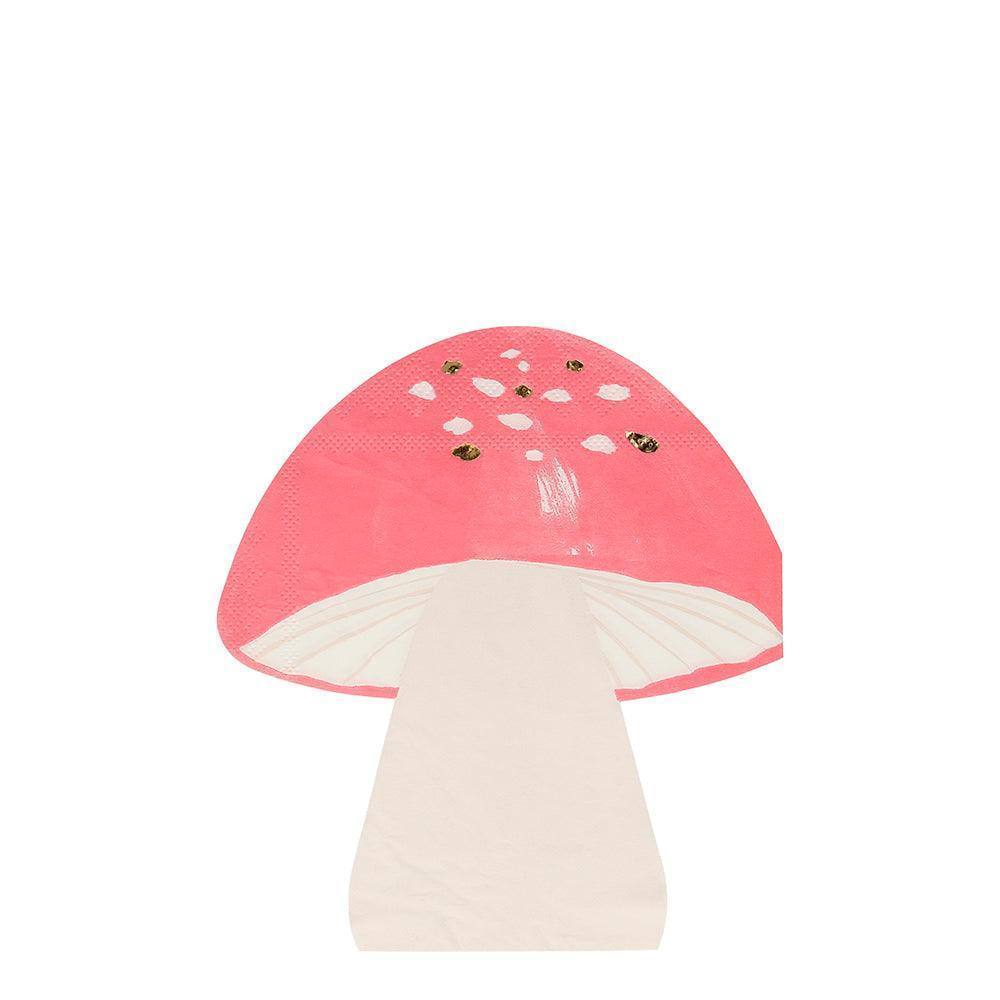 Meri Meri Fairy Mushroom Napkins (set of 16) - partyalacarte.co.in