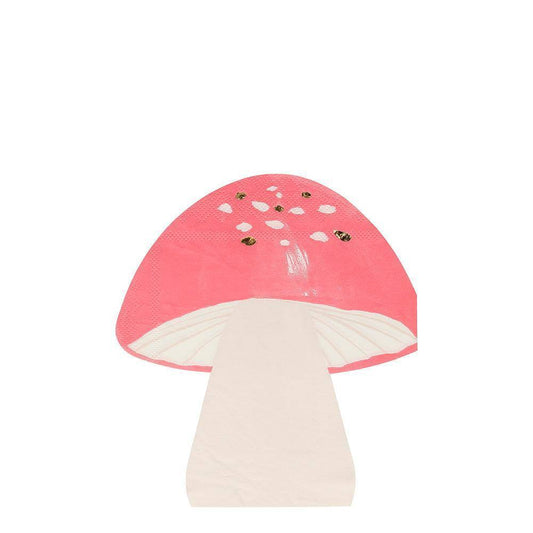 Meri Meri Fairy Mushroom Napkins (set of 16) - partyalacarte.co.in