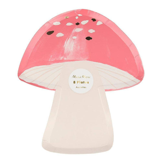 Meri Meri Fairy Mushroom Plates (set of 8) - partyalacarte.co.in