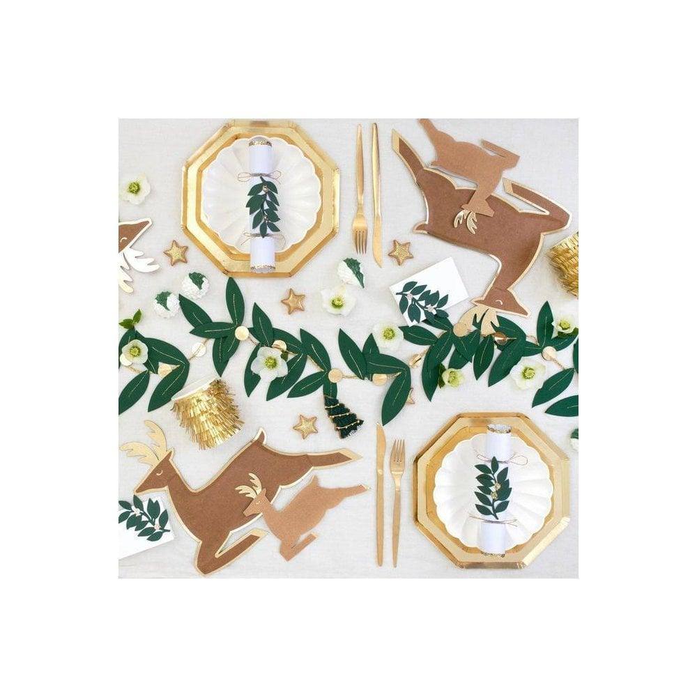 Meri Meri Festive Foliage Medium Crackers (x 6) - partyalacarte.co.in