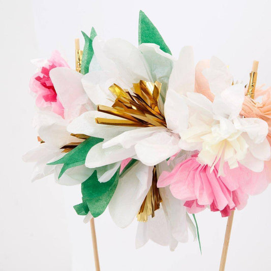 Meri Meri Flower Bouquet Cake Topper - partyalacarte.co.in