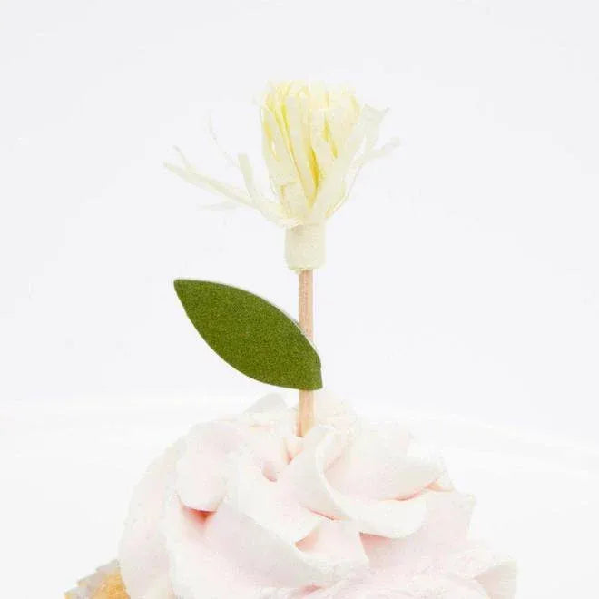 Meri Meri Flower Bouquet Cupcake Kit (set of 12 toppers) - partyalacarte.co.in