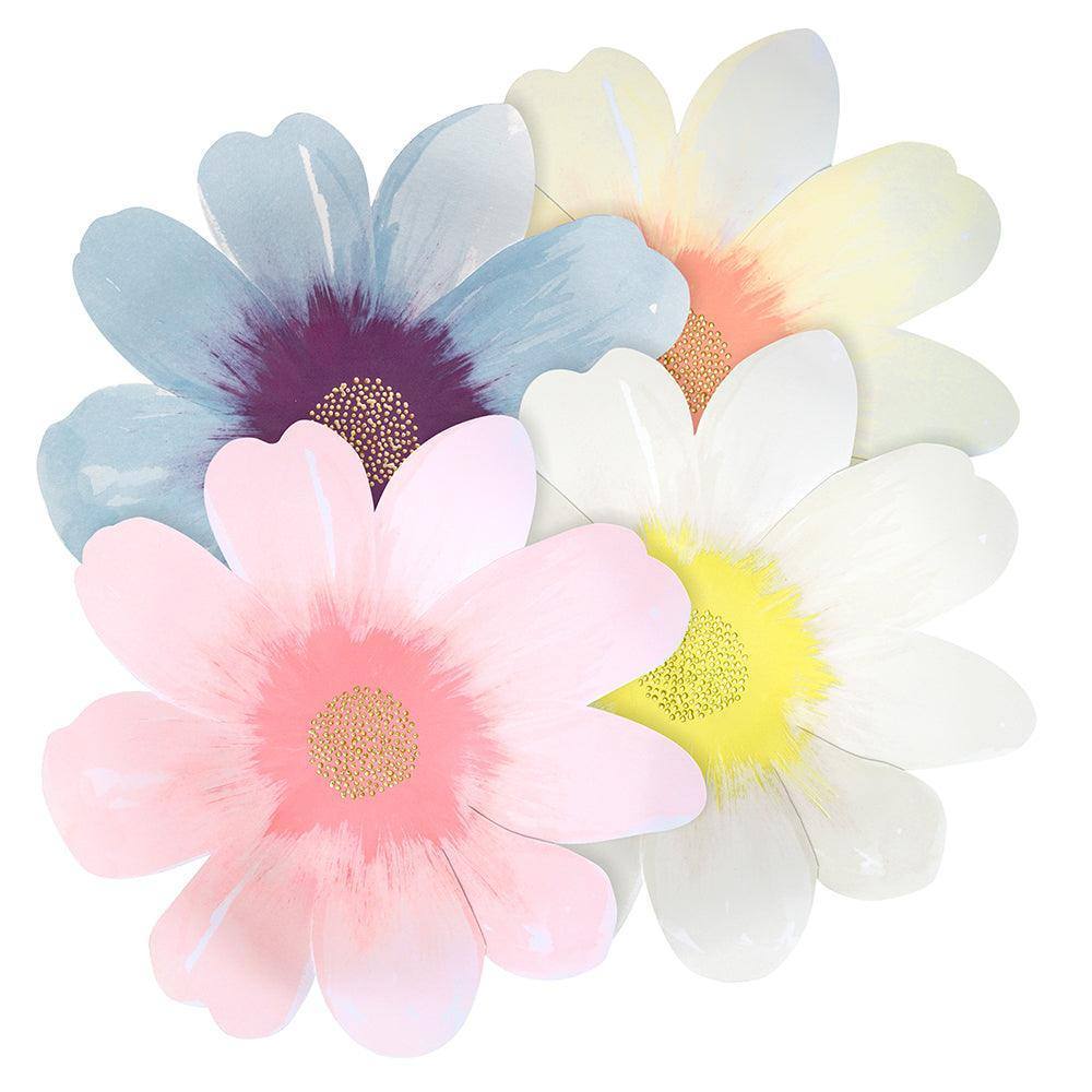 Meri Meri Flower Garden Large Plates (set of 8) - partyalacarte.co.in