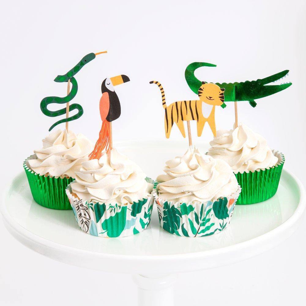 Meri Meri Go Wild Cupcake Kit (Pack of 24) - partyalacarte.co.in