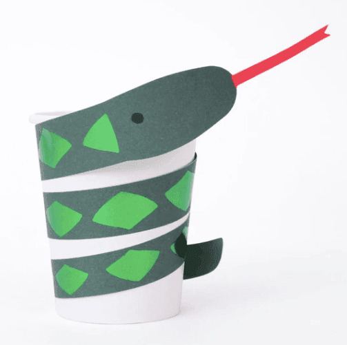 Meri Meri Go Wild Snake Party Cups (set of 8) - partyalacarte.co.in