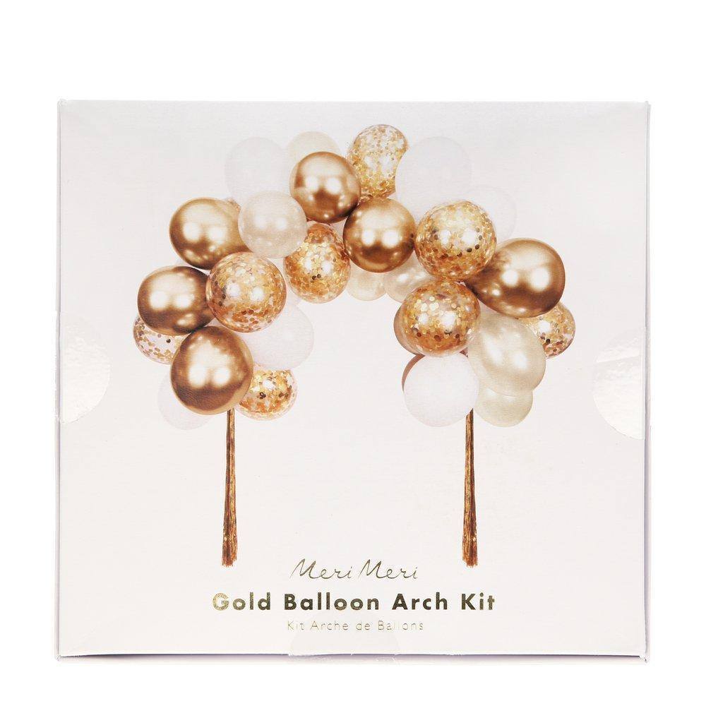 Meri Meri Gold Balloon Arch Kit (set of 40 balloons) - partyalacarte.co.in