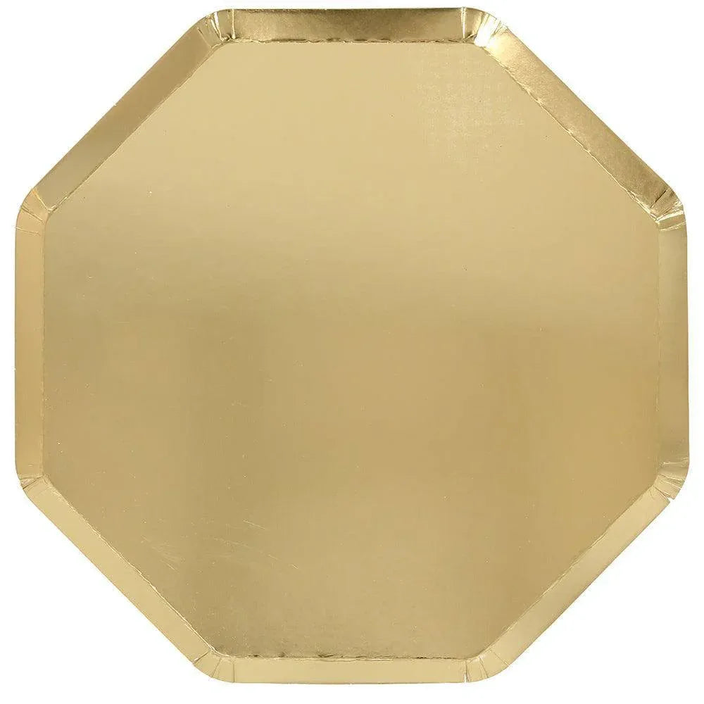Meri Meri Gold Dinner Plates (set of 8) - partyalacarte.co.in