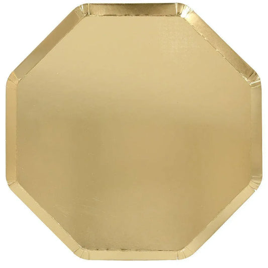 Meri Meri Gold Dinner Plates (set of 8) - partyalacarte.co.in