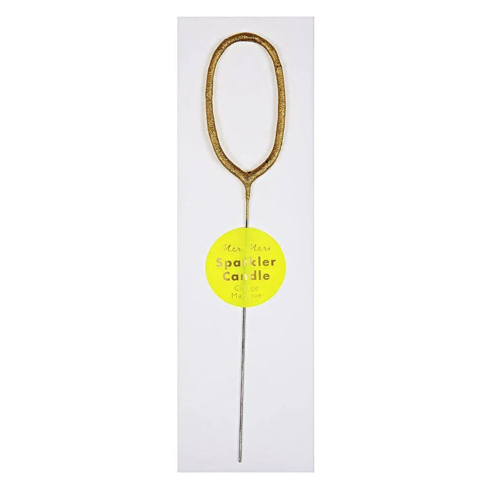 Meri Meri Gold Sparkler Number Candles - partyalacarte.co.in
