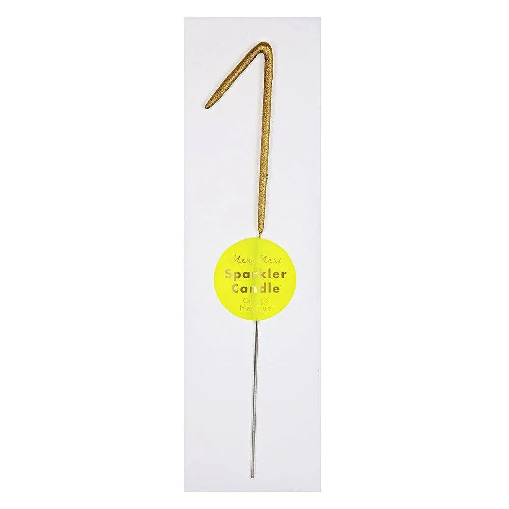 Meri Meri Gold Sparkler Number Candles - partyalacarte.co.in