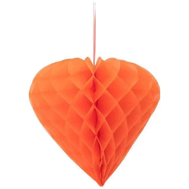 Meri Meri Heart Honeycomb Decorations (set of 6) - partyalacarte.co.in