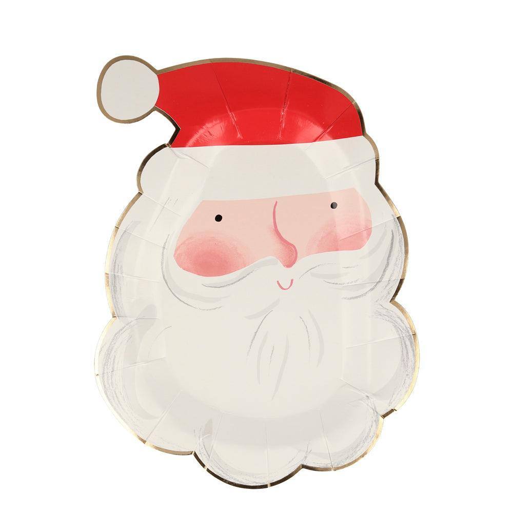 partyalacarte.co.in Jolly Santa Plates (set of 8) - partyalacarte.co.in