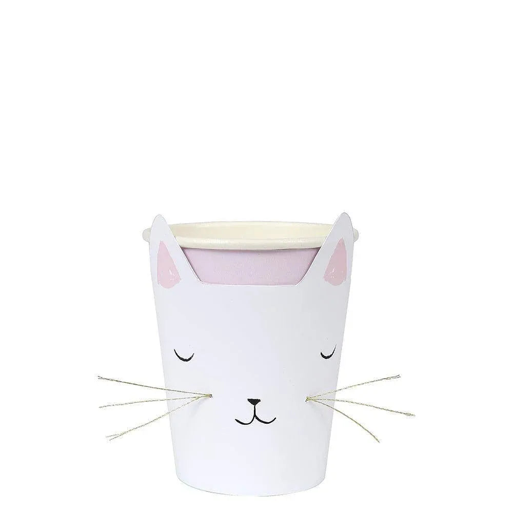 Meri Meri Kitty Cat Party Cups (set of 12) - partyalacarte.co.in