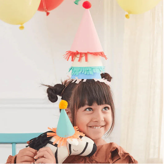 Meri Meri Large Party Hats (x 8) - partyalacarte.co.in