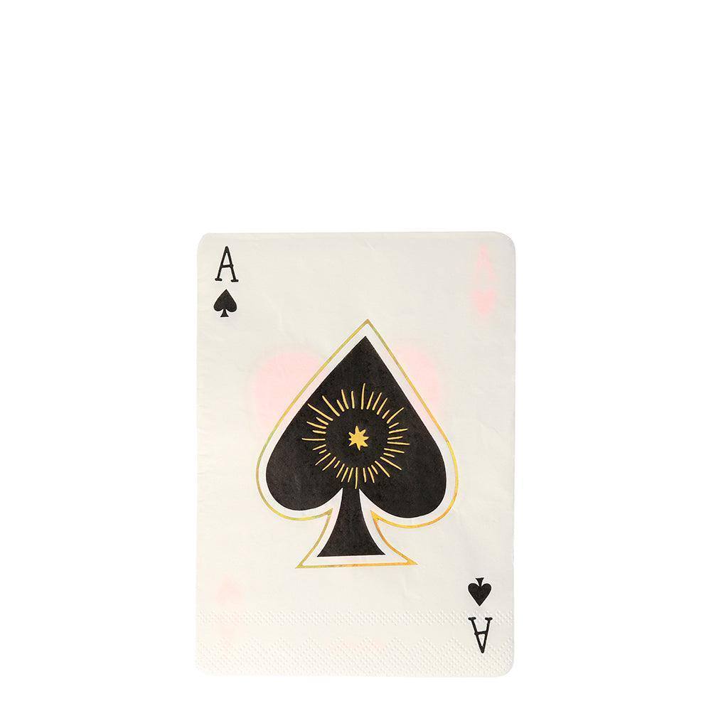 Meri Meri Magic Aces Napkins (set of 16) - partyalacarte.co.in