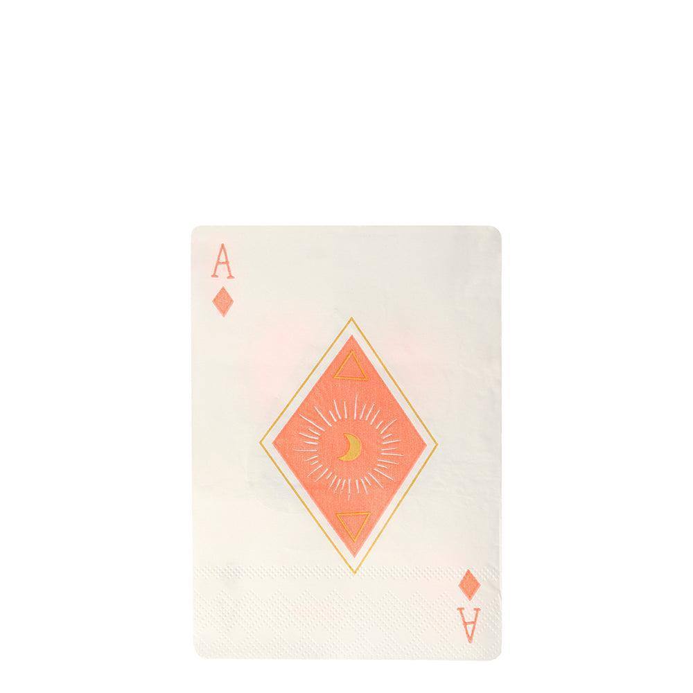 Meri Meri Magic Aces Napkins (set of 16) - partyalacarte.co.in