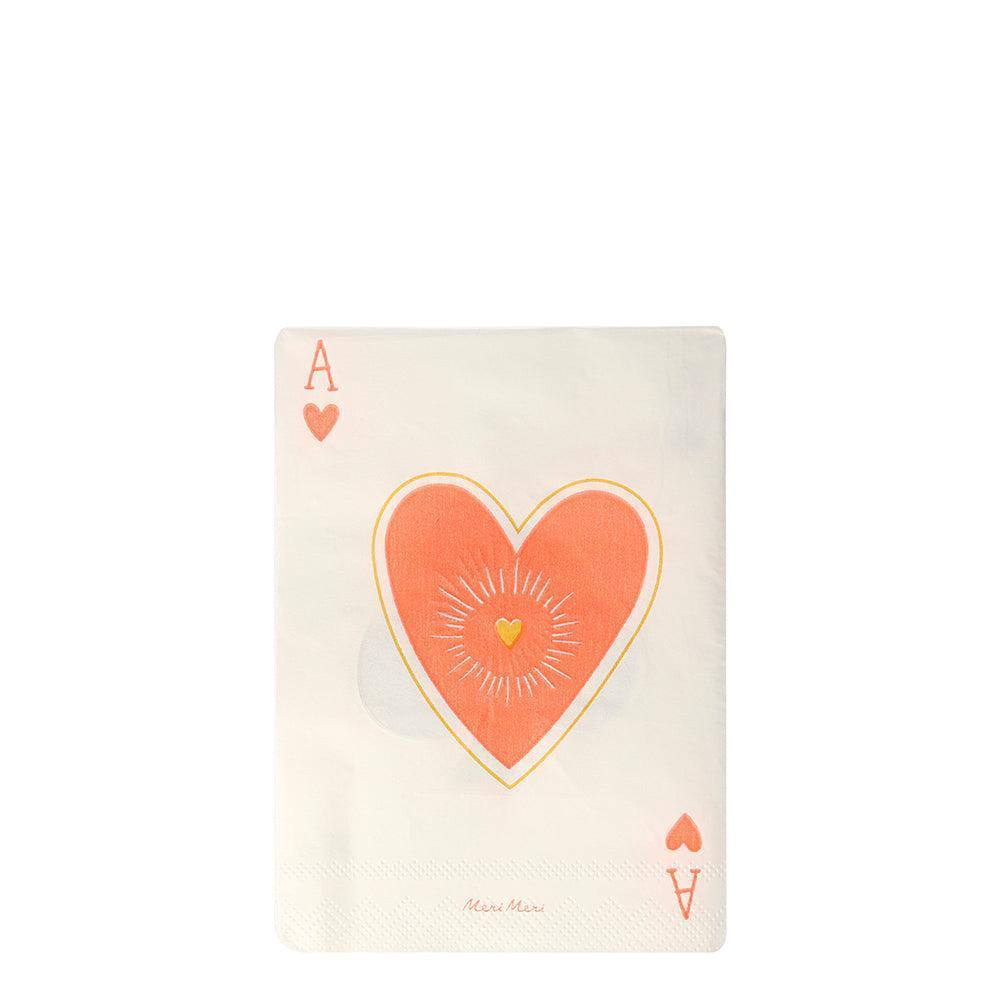 Meri Meri Magic Aces Napkins (set of 16) - partyalacarte.co.in