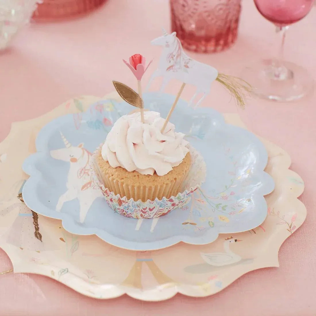 Meri Meri Magical Princess Small Plates (X 8) - partyalacarte.co.in