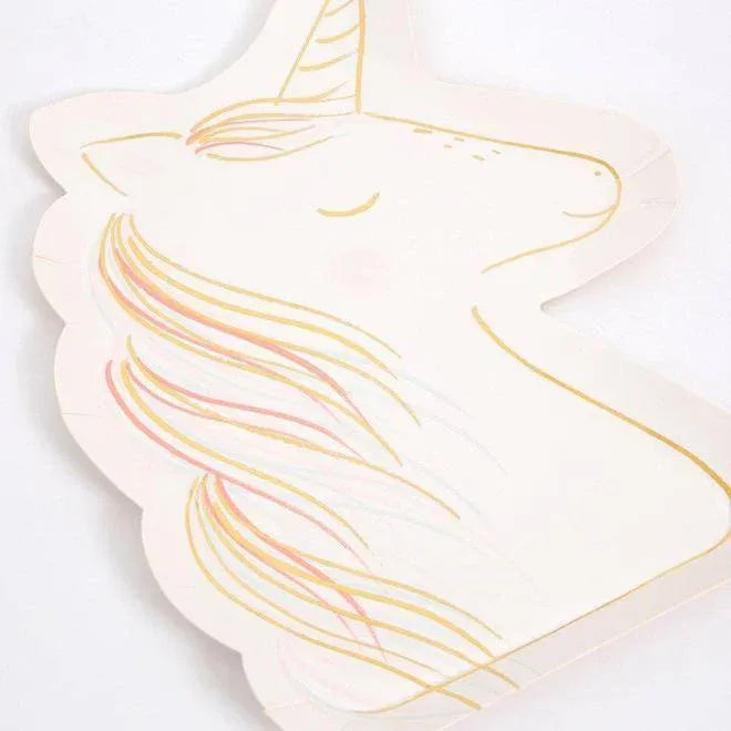 Meri Meri Magical Unicorn Plates (set of 8) - partyalacarte.co.in
