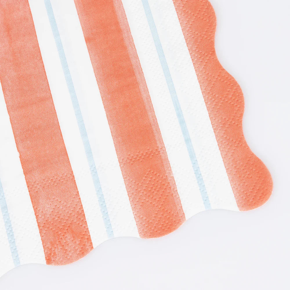 Preppy Stripe Small Napkins (x16)
