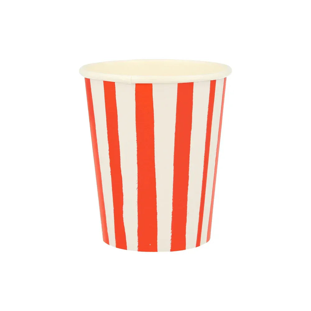 Mixed Stripe Cups (x8)