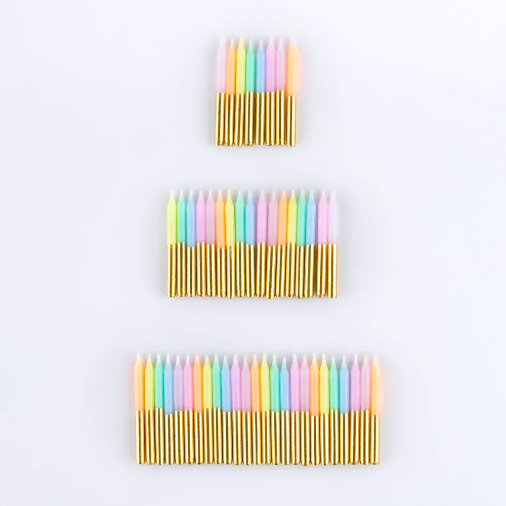 Pastel Mini Candles (x50)