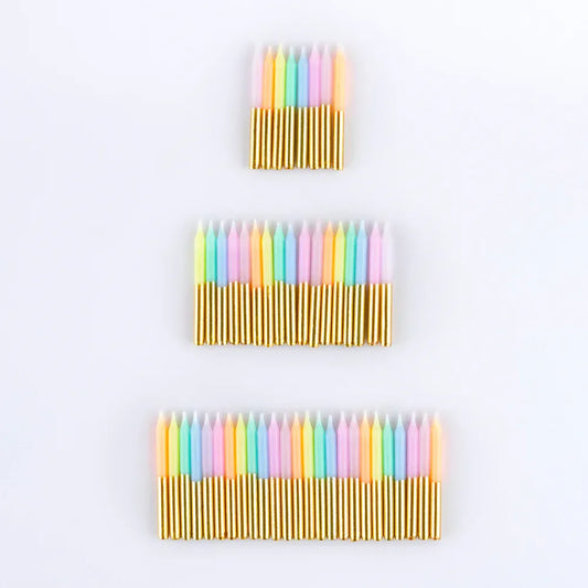 Pastel Mini Candles (x50)