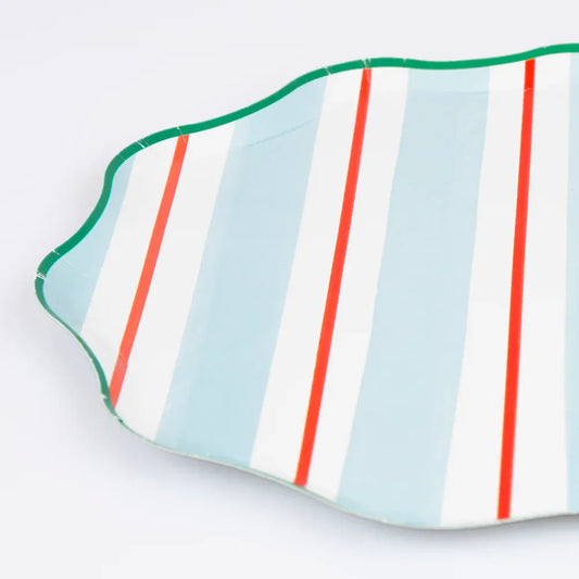 Preppy Stripe Side Plates (x8)