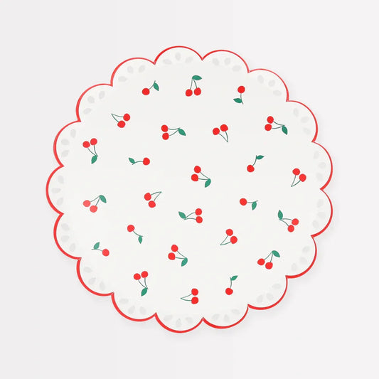 Cherry Pattern Side Plates (x8)