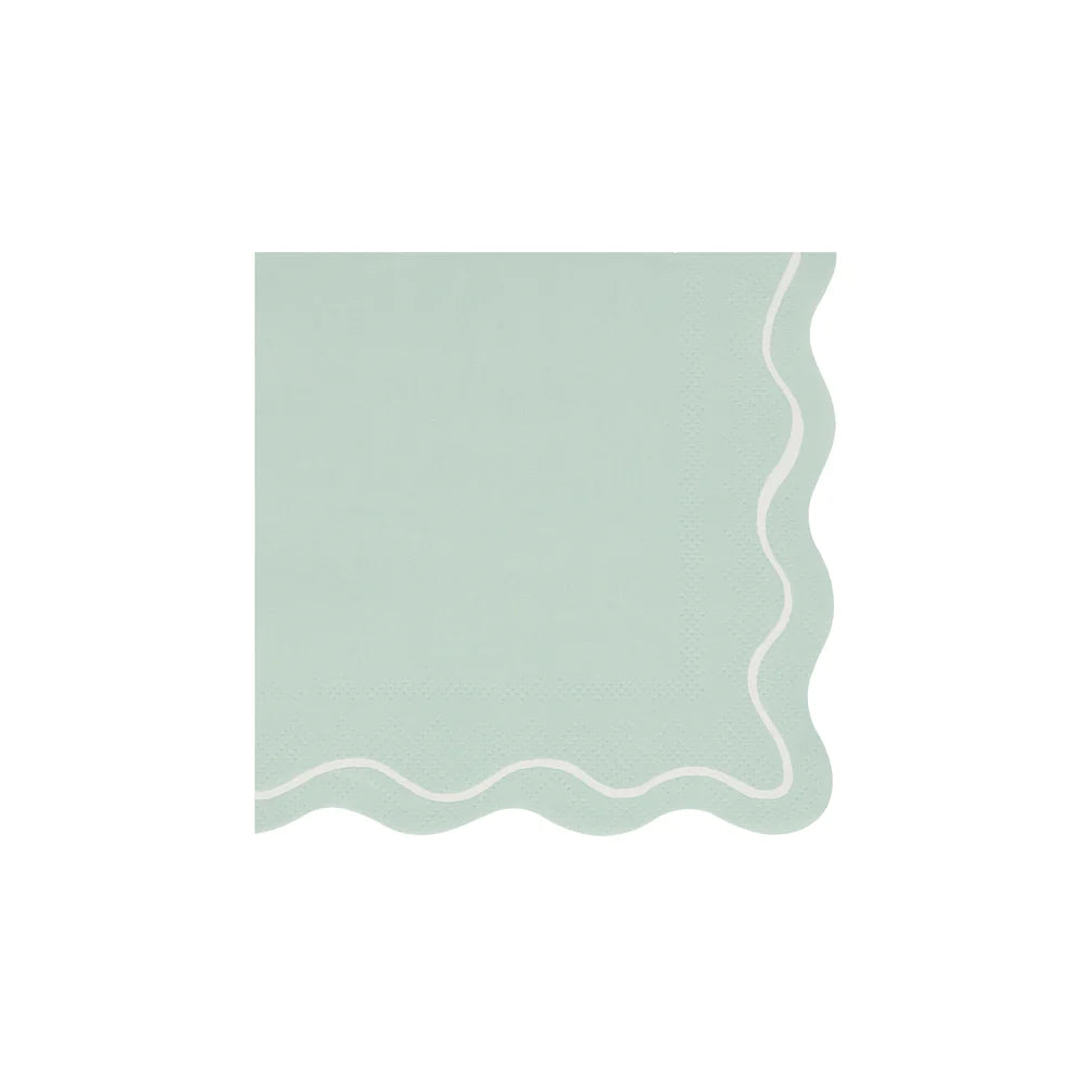 Mixed Wavy Line Large Napkins (x16)