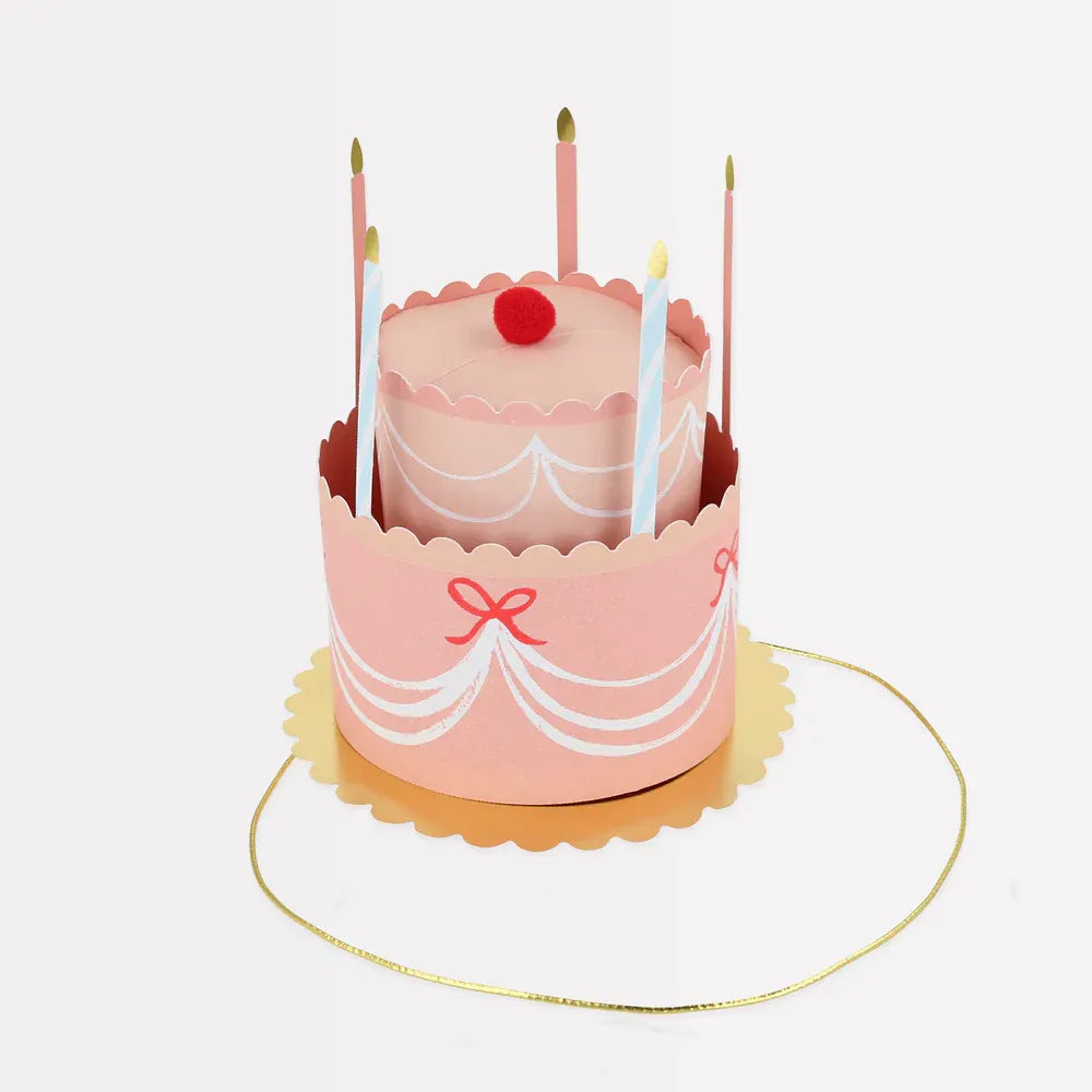 Fancy Cake Party Hats (x8)
