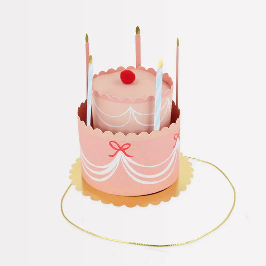 Fancy Cake Party Hats (x8)