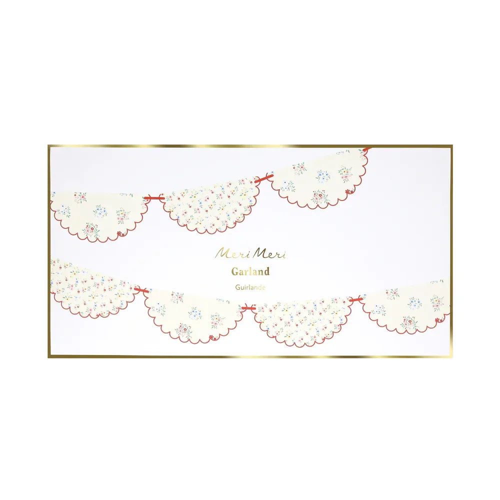 Ditsy Posy Paper Garland