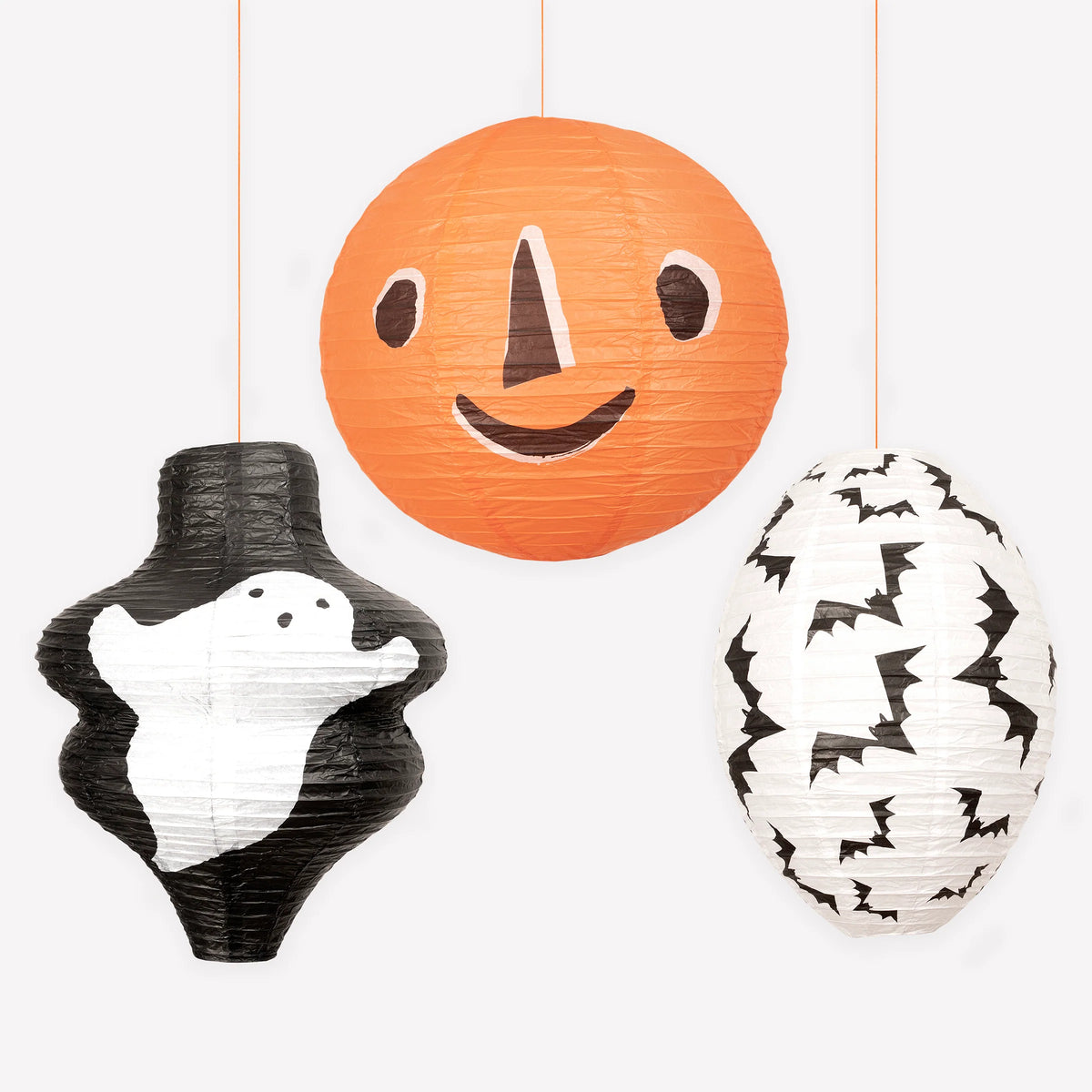 Halloween Paper Lanterns | Pack of 3