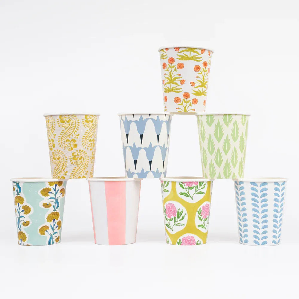 Meri Meri x Molly Mahon Cups (x8)