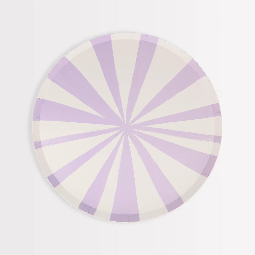 Mixed Stripe Side Plates (x8)