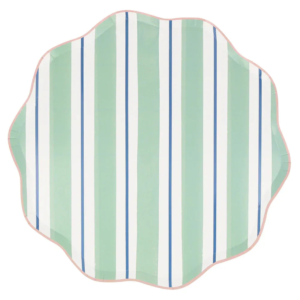 Preppy Stripe Dinner Plates (x8)