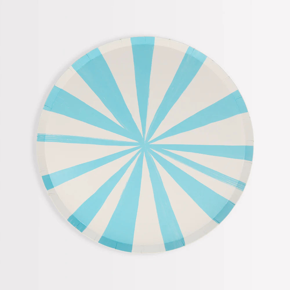 Mixed Stripe Side Plates (x8)