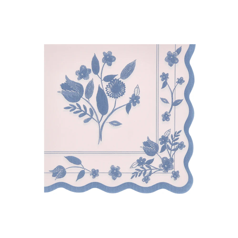 Vintage Botanical Large Napkins (x 16)