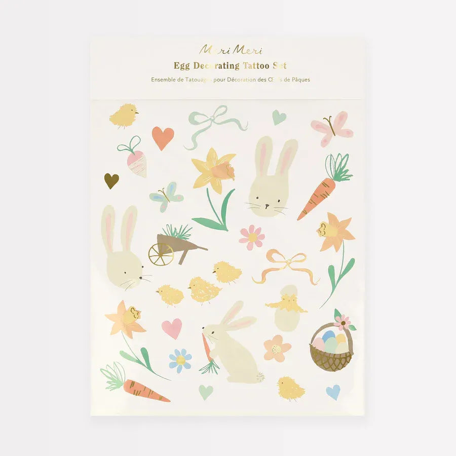 Easter Icons Egg Decorating Tattoo Set (x90)