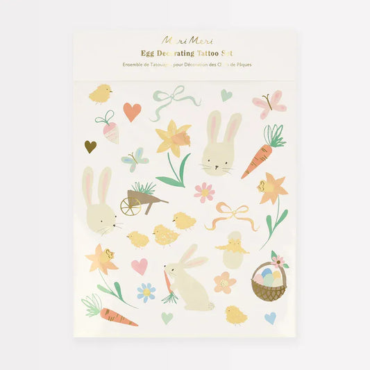 Easter Icons Egg Decorating Tattoo Set (x90)