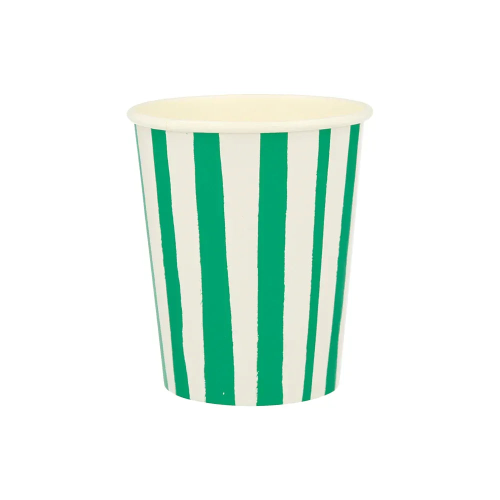 Mixed Stripe Cups (x8)
