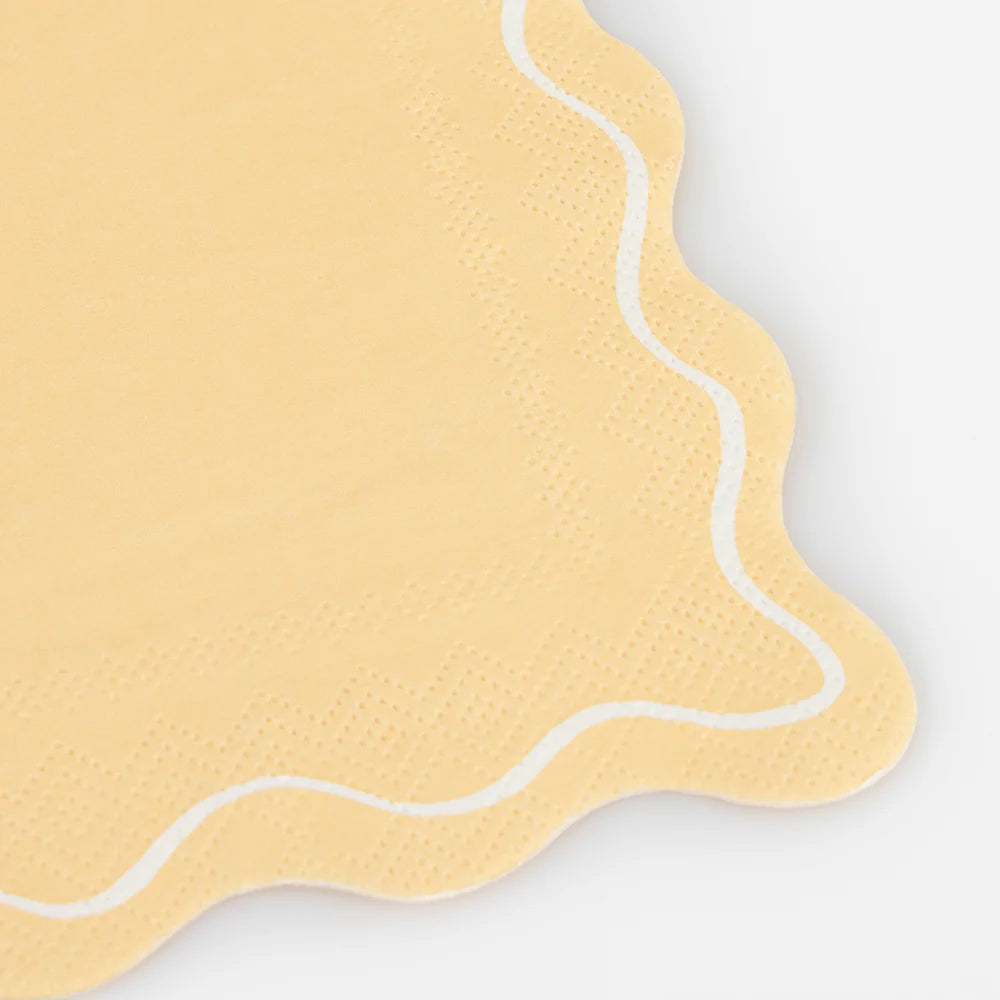 Mixed Wavy Line Large Napkins (x16)