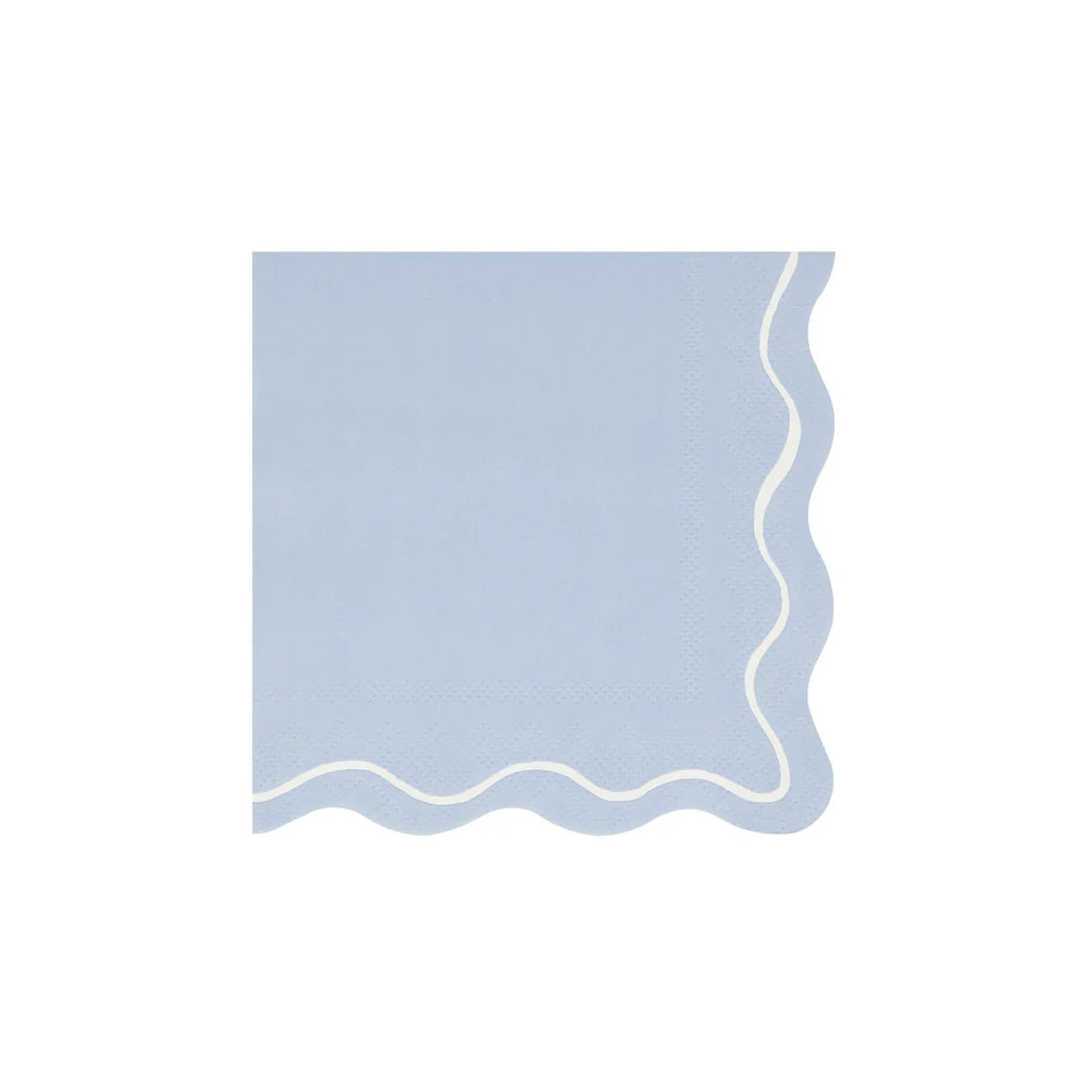 Mixed Wavy Line Large Napkins (x16)