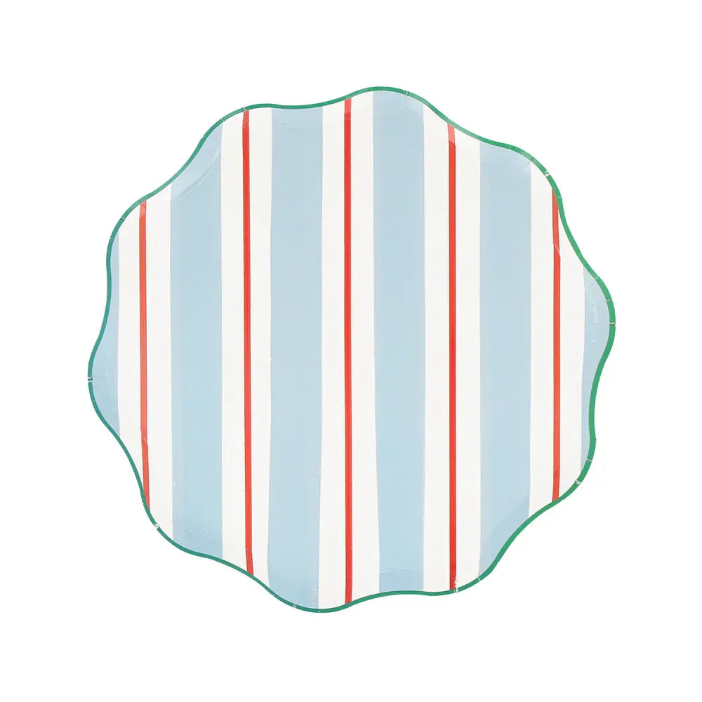 Preppy Stripe Side Plates (x8)